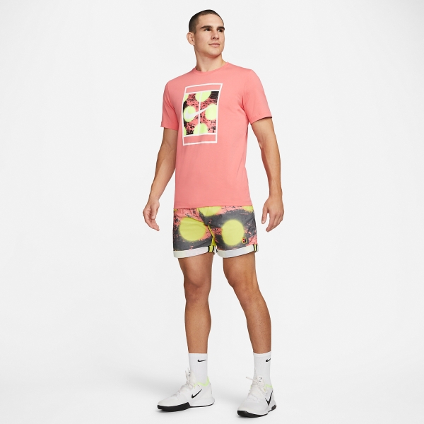 Nike Heritage 6in Men s Tennis Shorts Volt