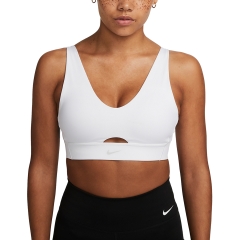 Nike Indy Logo Womens Tennis Sports Bra - Archaeo Pink
