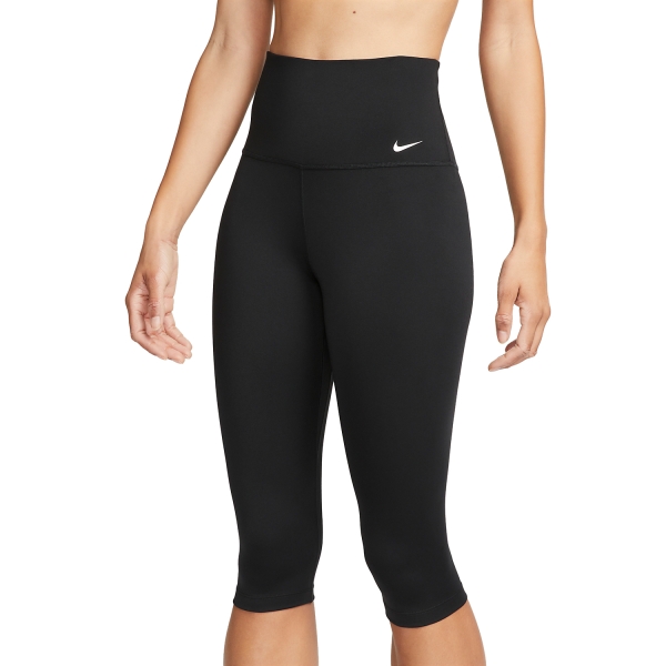 Nike One Women's Tennis Capri - Black/White