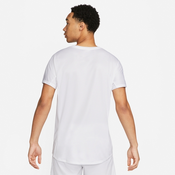 Nike Rafa Challenger Men's Tennis T-Shirt - White/Black