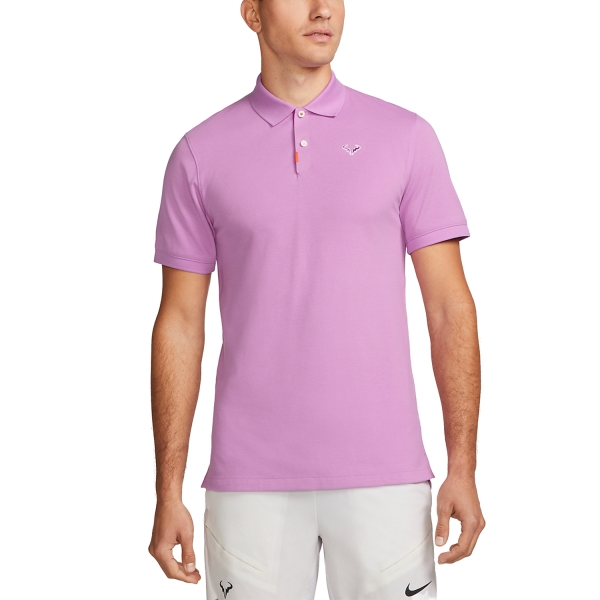 Men's Tennis Polo Nike Rafa Logo Polo  Rush Fuchsia/Vivid Purple DD8532532