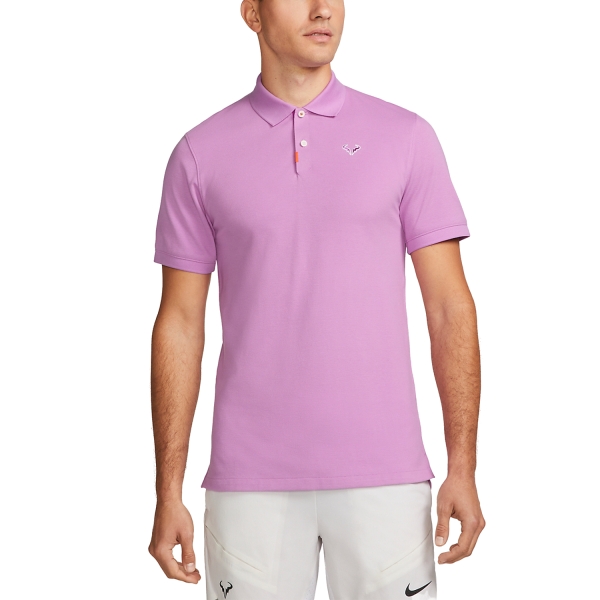 Polo Tenis Hombre Nike Rafa Logo Polo  Rush Fuchsia/Vivid Purple DD8532532