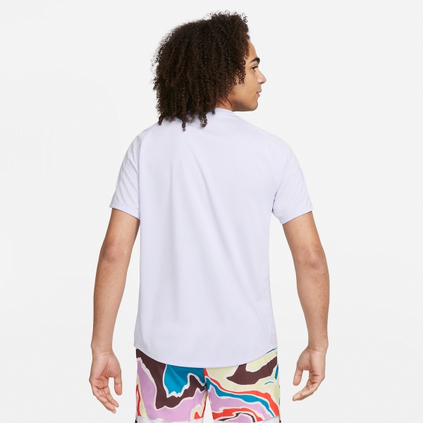 Nike Victory Men s Tennis T Shirt Oxygen Purple White