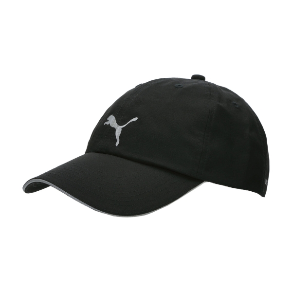 Tennis Hats and Visors Puma Logo Cap  Black 93183001