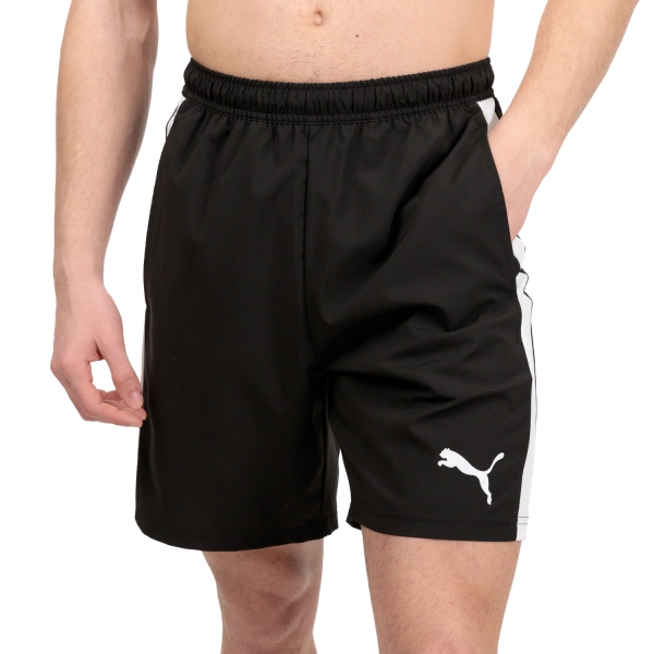 Men's Tennis Shorts Puma TeamLIGA 7.5in Shorts  Black 93183503