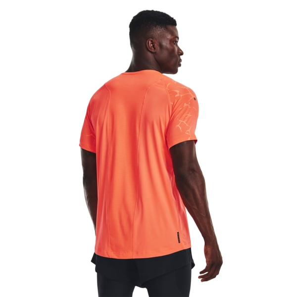 Under Armour Rush Emboss azul camisetas fitness hombre