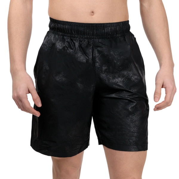 Pantalones Cortos Tenis Hombre Under Armour Woven Emboss 8in Shorts  Black 13771370001