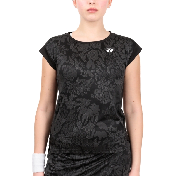 Magliette e Polo Tennis Donna Yonex Yonex Melbourne Tournament Maglietta  Black  Black TWL20695N