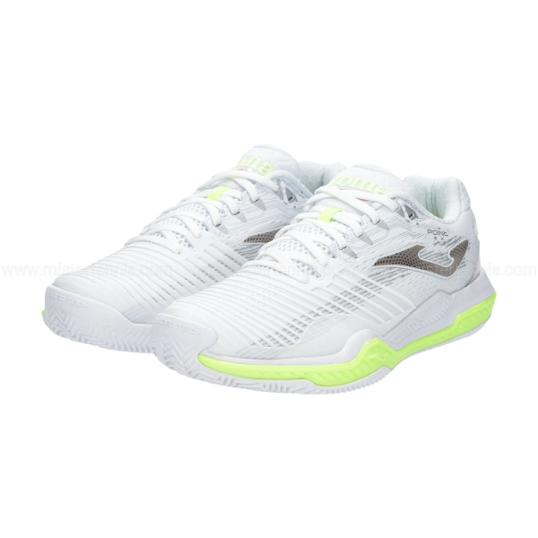 Joma Point Clay - White/Green