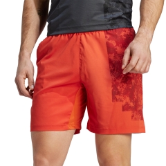 adidas Paris Ergo 7in Shorts - Preloved Red