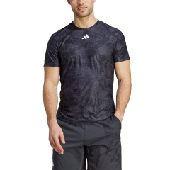 adidas Paris FreeLift T-Shirt - Carbon/Black