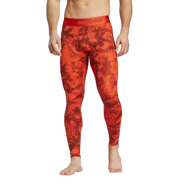 Tennis Men's Underwear adidas Paris Long Tights  Preloved Red HS6789