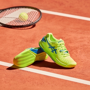 Asics Gel Resolution 9 Clay - Hazard Green/Reborn Blue