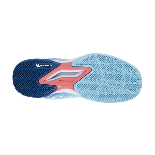 Babolat Jet Mach 3 Clay Bambini - Angel Blue