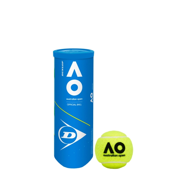 Dunlop Australian Open - Tubo da 3 Palline