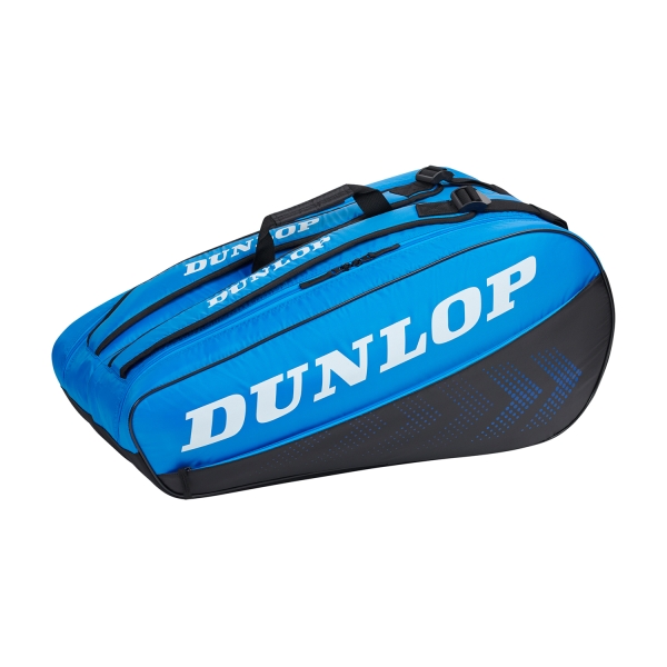 Tennis Bag Dunlop FX Club x 10 Bag  Black/Blue 10337124