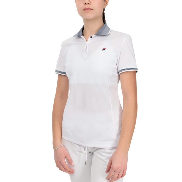 Camisetas y Polos de Tenis Mujer Fila Emma Polo  White FBL211118E001