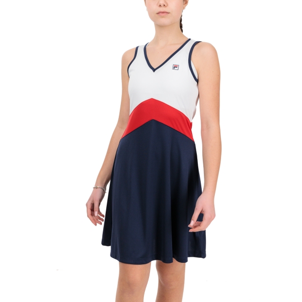 Tennis Dress Fila Gloria Dress  White/Navy FBL231132E0151