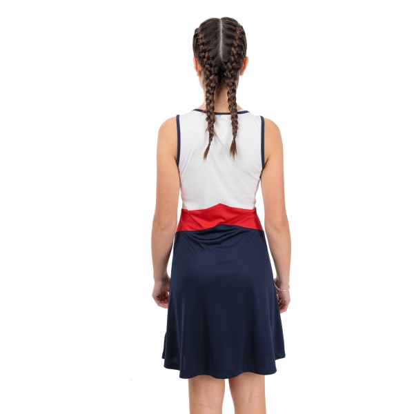 Fila Gloria Dress - White/Navy