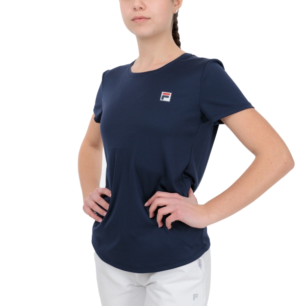 Camisetas y Polos de Tenis Mujer Fila Leonie Camiseta  Navy FBL222130E1500