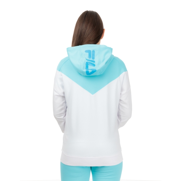 Fila Xenia Hoodie - White/Blue Radiance