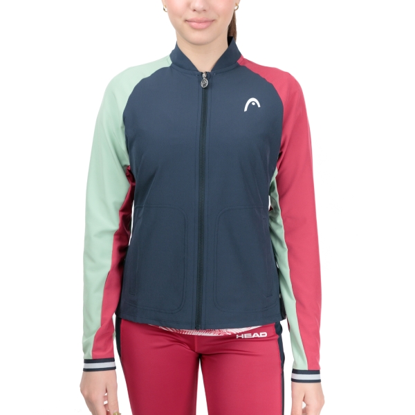 Giacche Tennis Donna Head Head Breaker Logo Chaqueta  Pastel Green/Navy  Pastel Green/Navy 814753PANV