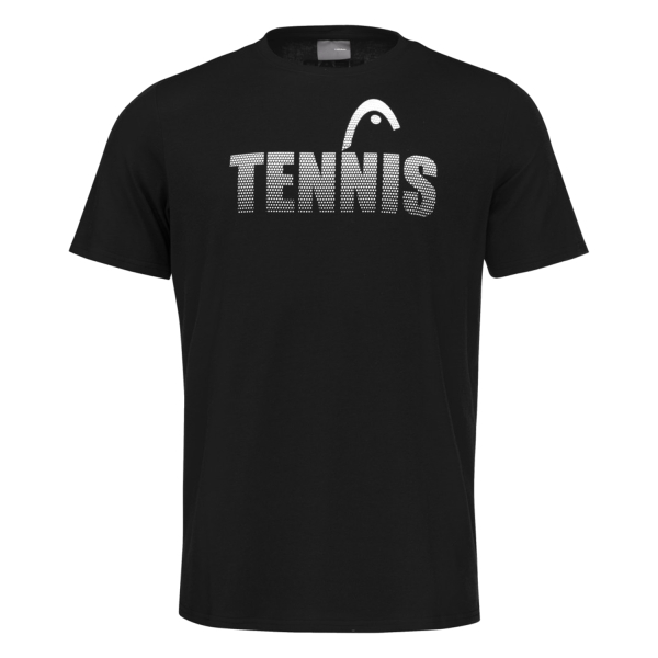 Tennis Polo and Shirts Boy Head Club Colin TShirt Junior  Black 816213BK