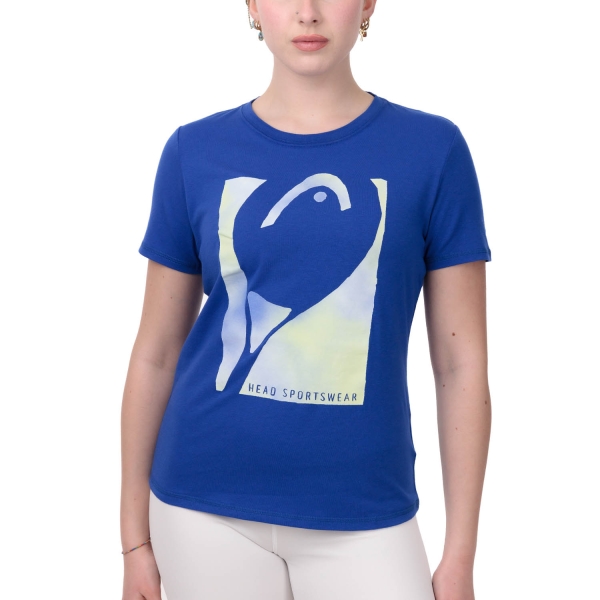 Camisetas y Polos de Tenis Mujer Head Vision Camiseta  Royal 814743RO