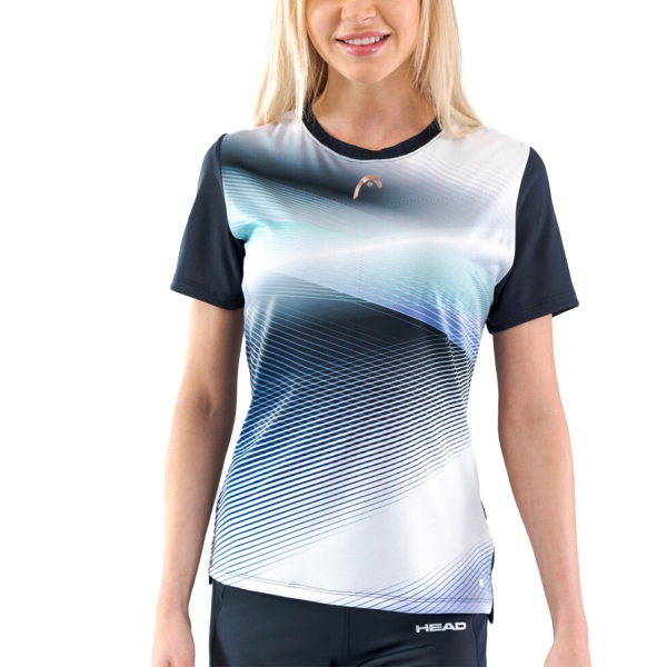 Magliette e Polo Tennis Donna Head Head Performance Logo Graphic Camiseta  Navy/Print Perf W  Navy/Print Perf W 814613NVXR