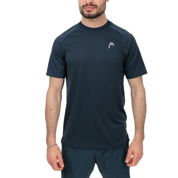 Camisetas de Tenis Hombre Head Performance Logo Camiseta  Navy 811413NV
