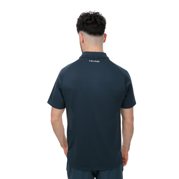 Head Performance Logo Polo - Navy/Print Perf M