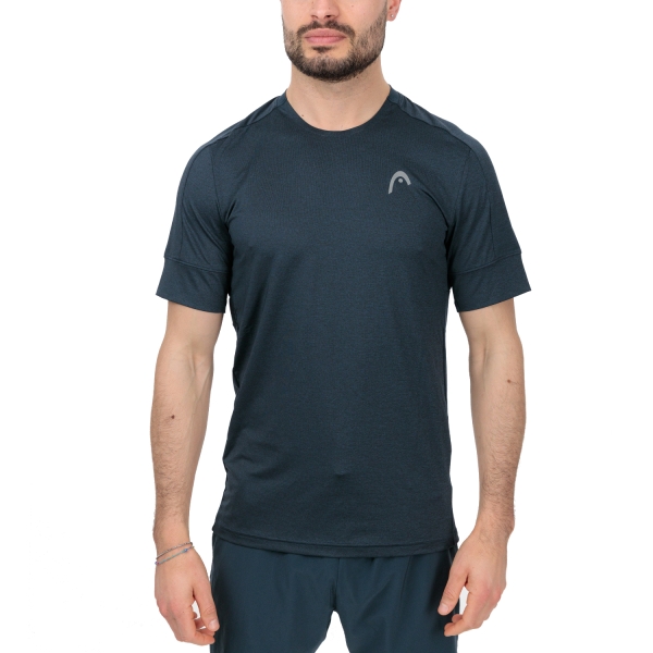 Maglietta Tennis Uomo Head Head Play Tech Logo TShirt  Navy  Navy 811363NV