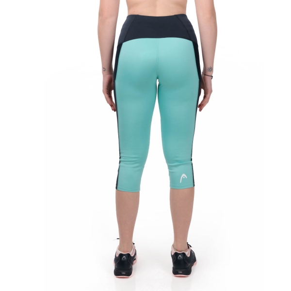 Head Power 3/4 Tights - Turquoise