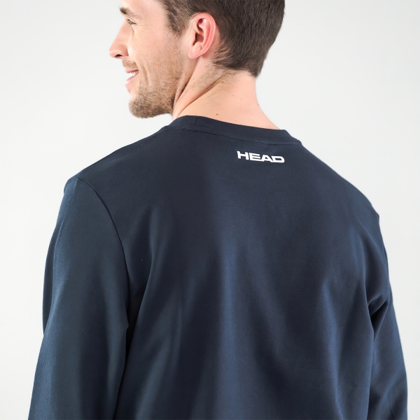 Head Rally Logo Men's Tennis Sweatshirt - Navy