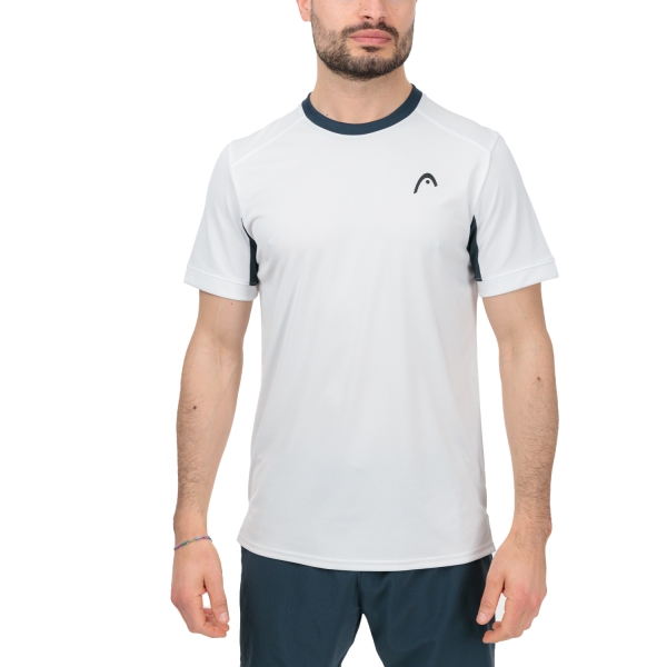 Maglietta Tennis Uomo Head Head Slice Logo Camiseta  White  White 811443WH