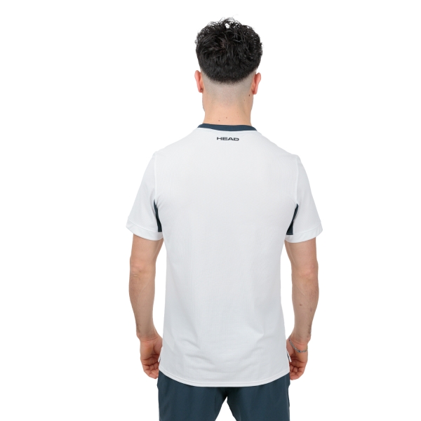 Head Slice Logo Camiseta - White