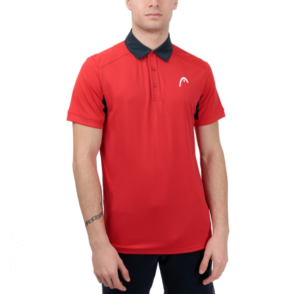 Polo Tennis Uomo Head Head Slice Logo Polo  Red  Red 811433RD