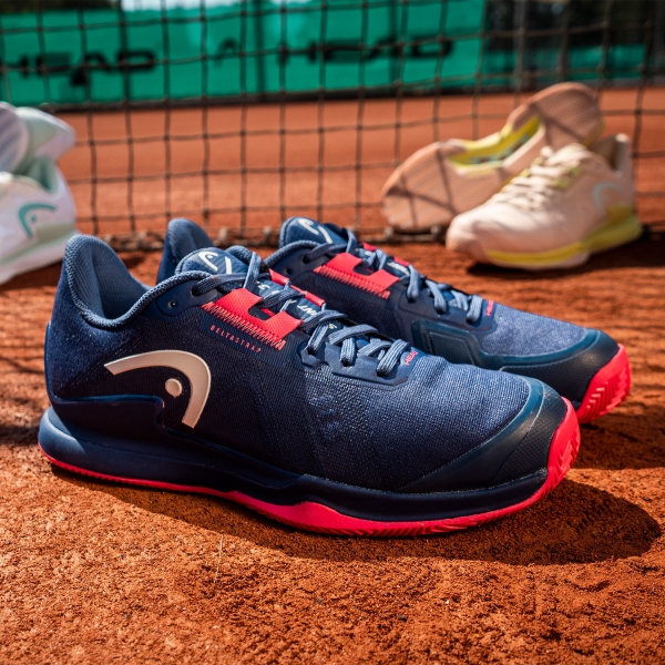 Head Sprint Pro 3.5 Clay - Dark Blue/Azalea