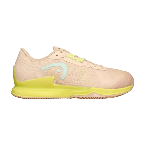 Women`s Tennis Shoes Head Sprint Pro 3.5 Clay  Macadamia/Lime 274153 MCLI