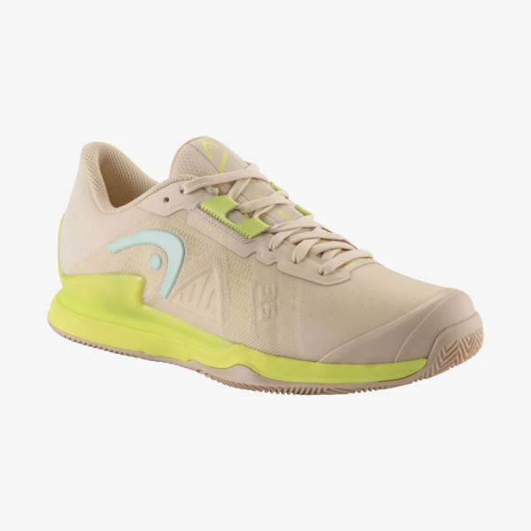 Head Sprint Pro 3.5 Clay Women's Tennis Shoes - Macadamia/Lime