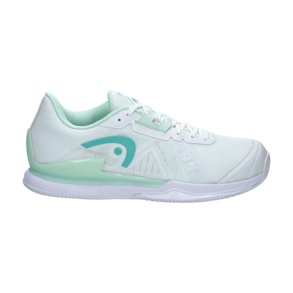 Women`s Tennis Shoes Head Sprint Pro 3.5 Clay  White/Aqua 274173 WHAQ