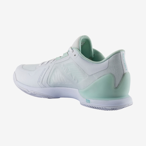 Head Sprint Pro 3.5 Clay - White/Aqua