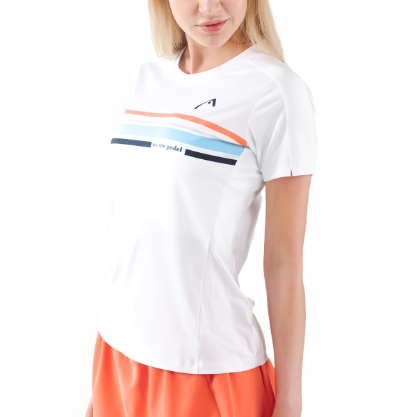 Magliette e Polo Tennis Donna Head Tech Maglietta  White 814553WH