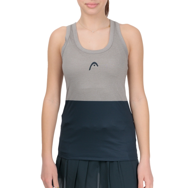 Canotte Tennis Donna Head Head Tech Tank  Grey/Navy  Grey/Navy 814543GRNV