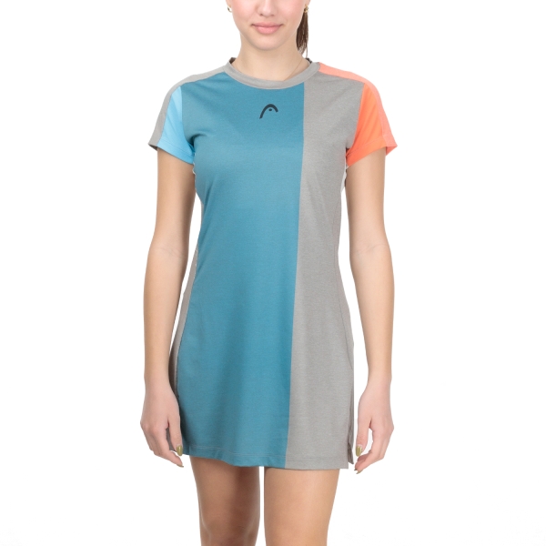 Tennis Dress Head Tech Dress  Grey/Electric Blue 814573GREL
