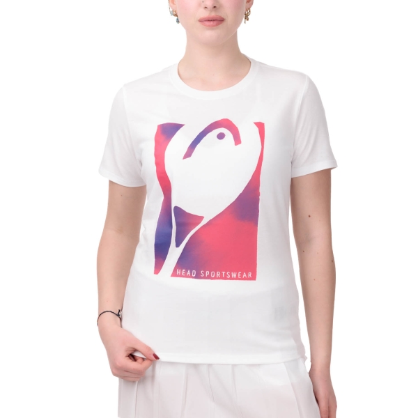 Camisetas y Polos de Tenis Mujer Head Vision Camiseta  White 814743WH