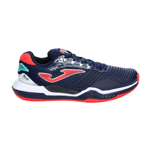 Men`s Tennis Shoes Joma Point Clay  Navy/Red TPOINS2303P