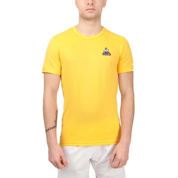 Maglietta Tennis Uomo Le Coq Sportif Le Coq Sportif Performance Match TShirt  Lemon Chrome  Lemon Chrome 2220785