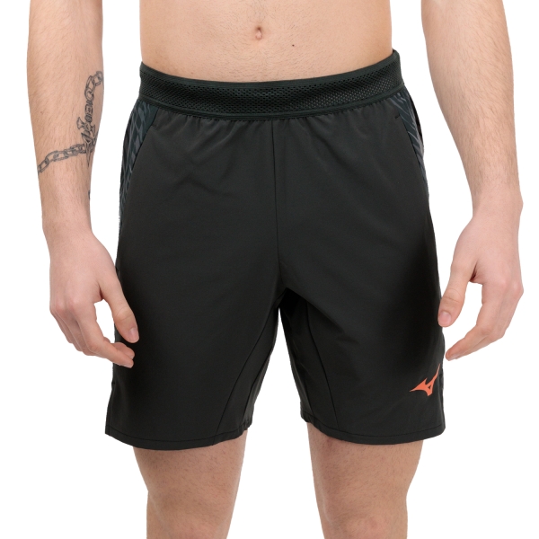 Men's Tennis Shorts Mizuno Amplify 8in Shorts  Black 62GBA00109