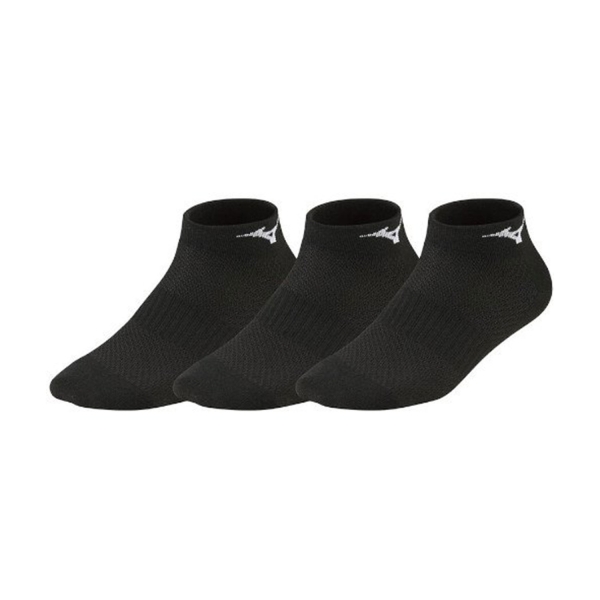 Mizuno Drylite Training x 3 Tennis Socks Black